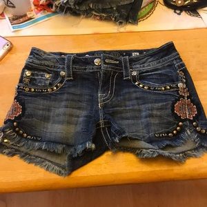 Miss Me embellished shorts